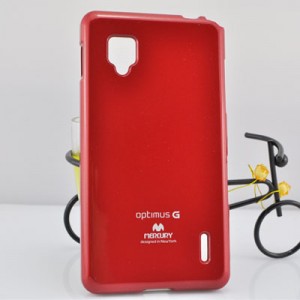 Чехол силиконовый для LG Optimus G E973 Красный