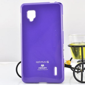 Чехол силиконовый для LG Optimus G E973 Фиолетовый
