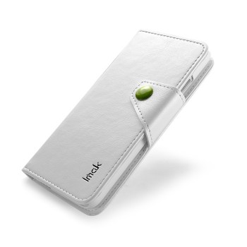 Кожаный чехол книжка горизонтальная для HTC Butterfly S Белый