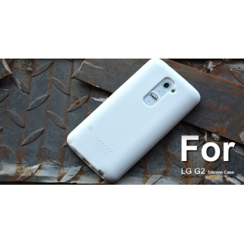 Силиконовый чехол софт тач премиум для LG Optimus G2 Белый