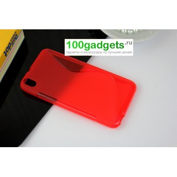 Силиконовый чехол S для HTC Desire 816 Красный