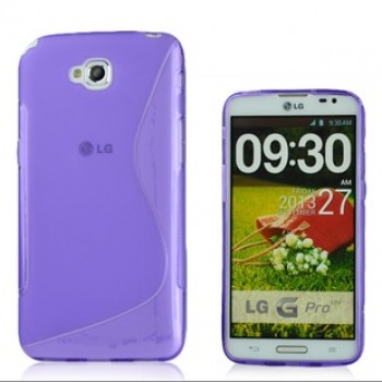 Силиконовый чехол S для LG G Pro Lite Dual Фиолетовый