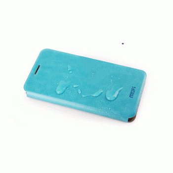 Чехол флип подставка водоотталкивающий для Meizu MX3 Голубой