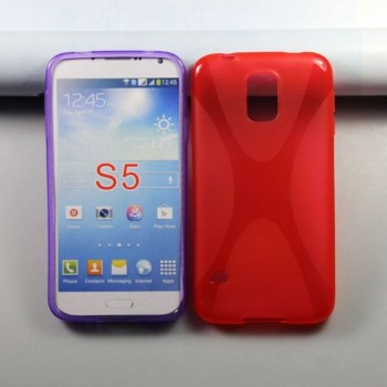 Силиконовый чехол X для Samsung Galaxy S5 Красный