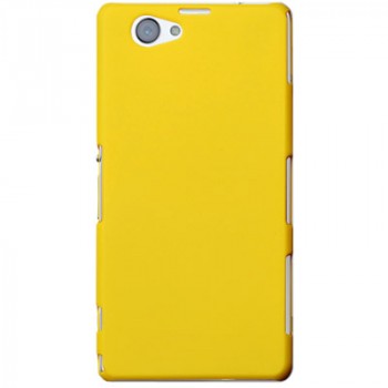 Пластиковый чехол для Sony Xperia Z1 Compact Желтый