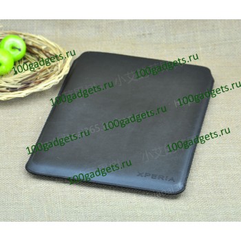 Чехол кожаный мешок для Sony Xperia Tablet Z Черный
