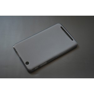 Силиконовый матовый полупрозрачный чехол для Acer Iconia One 7 B1-750 Черный