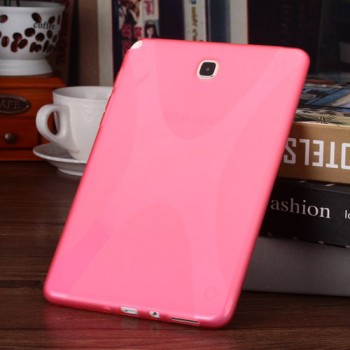 Силиконовый матовый X чехол для Samsung Galaxy Tab A 8 Розовый