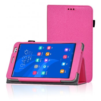 Чехол подставка с рамочной защитой для Huawei MediaPad X2 Пурпурный