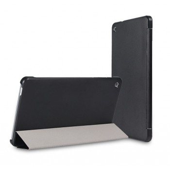 Чехол флип подставка сегментарный для Huawei MediaPad M1 8.0 Черный