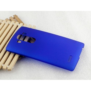Пластиковый матовый непрозрачный чехол для LG G4 S Синий