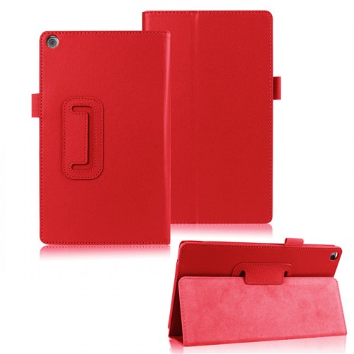 Чехол подставка с рамочной защитой для ASUS ZenPad 8, цвет Красный