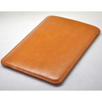 Кожаный вощеный мешок с логотипом для Ipad Pro Оранжевый