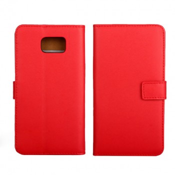 Чехол портмоне подставка для Samsung Galaxy Note 5 Красный