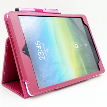 Чехол подставка с рамочной защитой экрана для Xiaomi MiPad Розовый