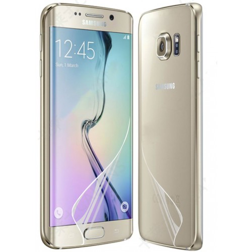 Защитная пленка на заднюю поверхность смартфона для Samsung Galaxy S6 Edge