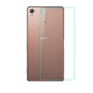 Ультратонкое износоустойчивое сколостойкое олеофобное защитное стекло-пленка на заднюю поверхность смартфона для Sony Xperia Z3+
