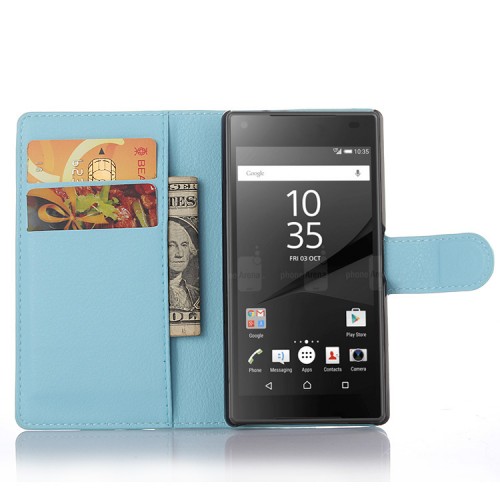 Чехол портмоне подставка с защелкой для Sony Xperia Z5 Compact