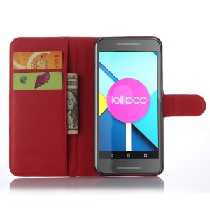 Чехол портмоне подставка с защелкой для Google LG Nexus 5X Красный