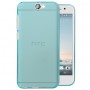 Силиконовый матовый полупрозрачный чехол для HTC One A9, цвет Голубой