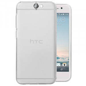 Силиконовый матовый полупрозрачный чехол для HTC One A9 Белый