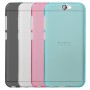 Силиконовый матовый полупрозрачный чехол для HTC One A9, цвет Голубой