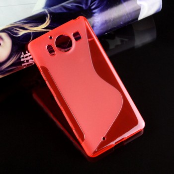 Силиконовый S чехол для Microsoft Lumia 950 Красный