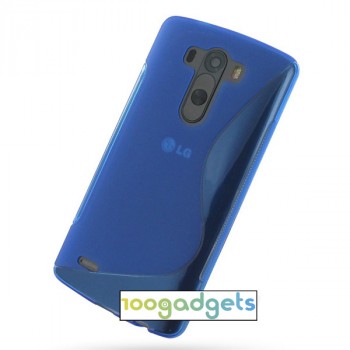 Силиконовый S чехол для LG G3 S Синий