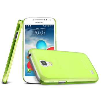 Пластиковый ультратонкий чехол для Samsung Galaxy S4 Mini Зеленый