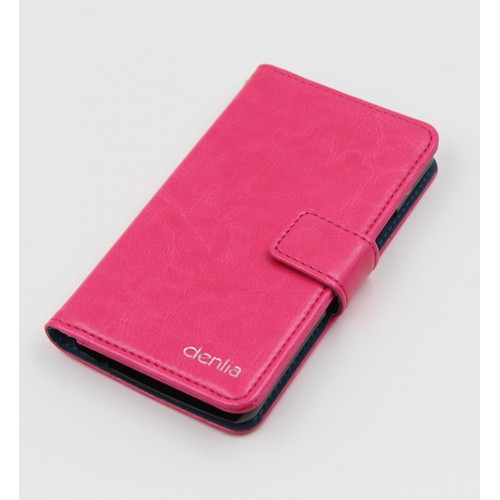 Клеевой чехол портмоне подставка с магнитной защелкой для Acer Liquid E700, цвет Розовый