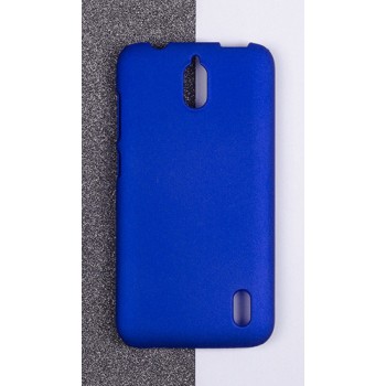 Пластиковый матовый непрозрачный чехол для Huawei Y625 Синий