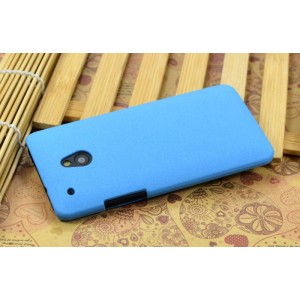 Пластиковый матовый чехол для HTC One Mini Синий
