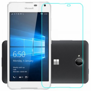 Ультратонкое износоустойчивое сколостойкое олеофобное защитное стекло-пленка для Microsoft Lumia 650