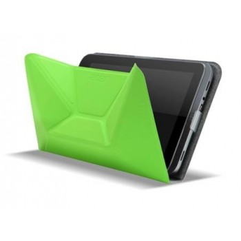 Оригинальный чехол подставка оригами для Acer Iconia W4 Зеленый