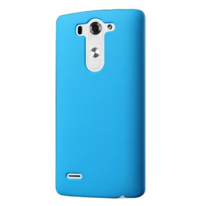 Пластиковый чехол серия Metallic для LG G3 S Голубой