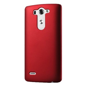 Пластиковый чехол серия Metallic для LG G3 S Красный