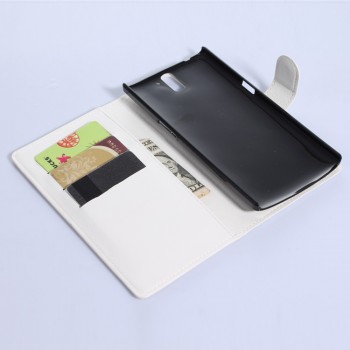 Чехол портмоне подставка с защелкой для OnePlus One Белый