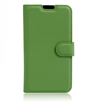 Чехол портмоне подставка с защелкой для LG K8 Зеленый