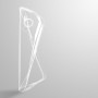 Силиконовый глянцевый транспарентный чехол для LG X cam