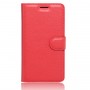 Чехол портмоне подставка с защелкой для Lenovo Vibe K5, цвет Красный