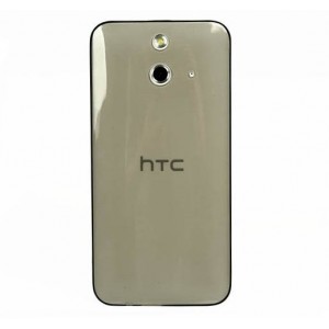 Силиконовый транспарентный чехол для HTC One E8 Черный