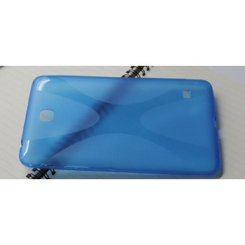 Силиконовый чехол X для Samsung Galaxy Tab 4 7.0 Голубой