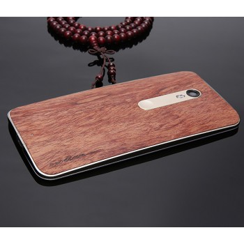 Экстратонкая клеевая натуральная деревянная накладка для Lenovo Moto X Force