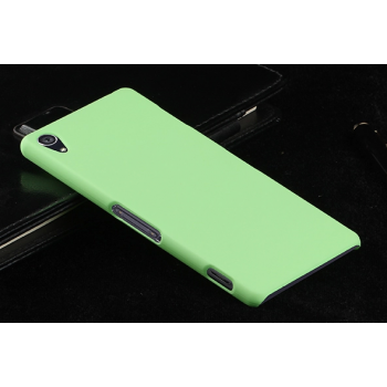 Пластиковый чехол серия Metallic для Sony Xperia Z3 Зеленый