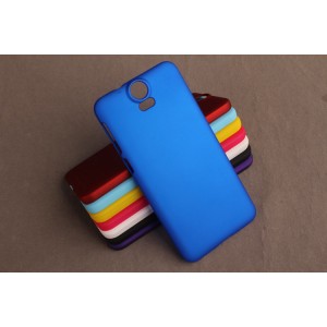 Пластиковый матовый непрозрачный чехол для HTC One E9+ Синий