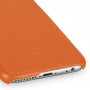 Кожаный чехол накладка (нат. кожа) серия Back Cover для Iphone 6 Plus