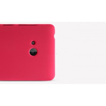 Пластиковый матовый нескользящий премиум чехол для Microsoft Lumia 540 Пурпурный