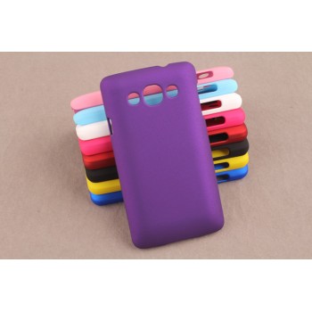 Пластиковый матовый непрозрачный чехол для LG L60 Фиолетовый