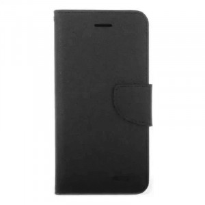 Чехол портмоне подставка на силиконовой основе на дизайнерской магнитной защелке для HTC Desire 825 Черный