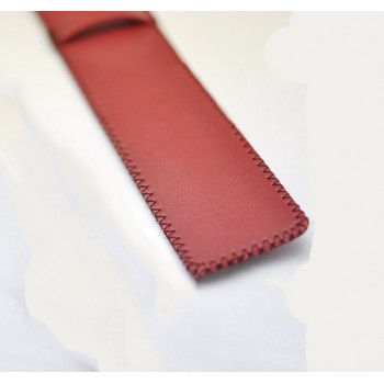 Кожаный мешок для стилуса Apple Pencil закрытого типа Красный